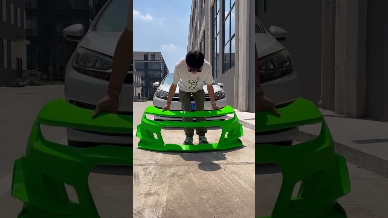 3dprinted Chevrolet camaro Zl1 bumper... @dowell3dprinter #3dprinting #car #chevrolet