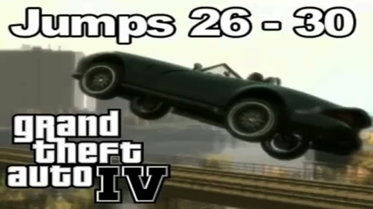 GTA IV Stunt Jumps 26-30 - YouTube