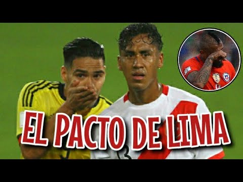 El día que Perú y Colombia arreglaron el empate para dejar a Chile afuera del mundial 2018