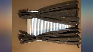 Deconovo Blackout Grey Curtains for Living Room - Grommet Curtains 63 Inch Length, review