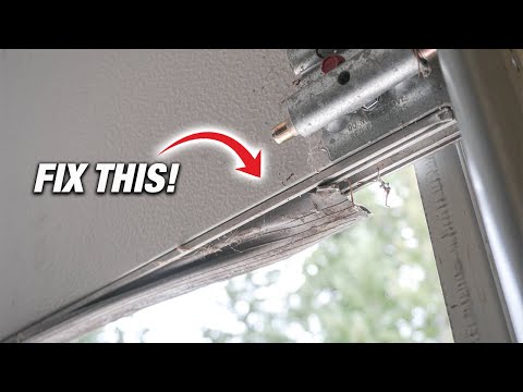 How To Replace Your Damaged Garage Door Bottom Seal! NOT AS EASY AS YOU THINK! The DIY Truth!