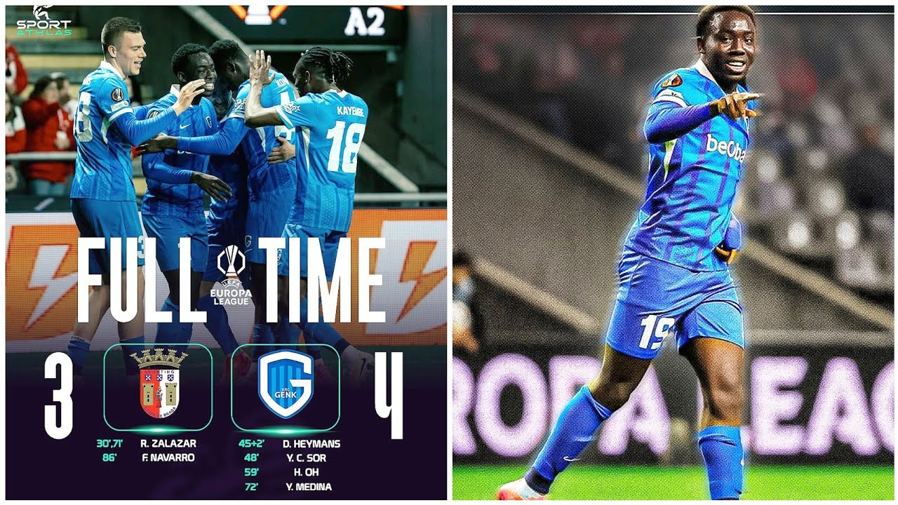 Watch Braga vs Genk Highlights Season 2025/2026