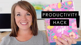 How to create a SUPER PLANNER for instant productivity! (My favorite productivity tip!!)