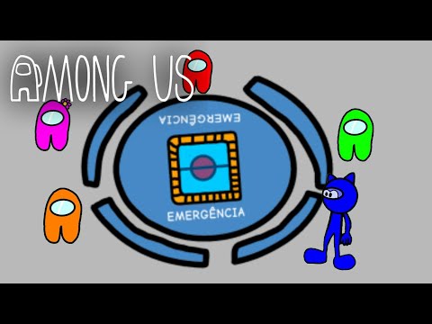Gato Azul em Among us - Desenho Animado