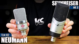 Video thumbnail for Best Microphones For Recording Vocals || Neumann TLM 102 VS Sennheiser MK 8 (Microphone Comparison) by Edward Smith