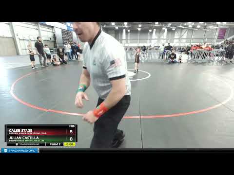 53-55 Lbs Round 3 - Caleb Stage, Rainier Junior Wrestling Club Vs Julian Castilla, Prometheus Wres
