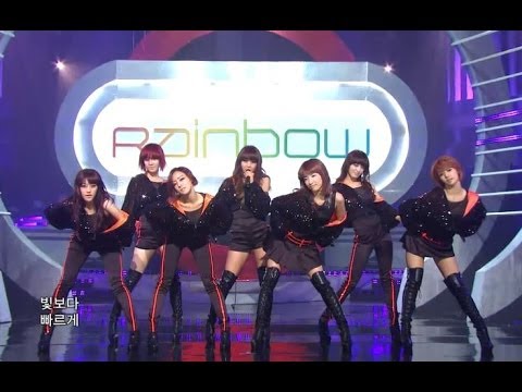 【TVPP】Rainbow - Mach, 레인보우 - 마하 @ Comeback Stage, Show! Music Core Live
