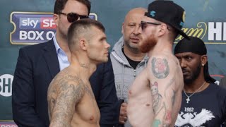 INTENSE!! GEORGE GROVES v MARTIN MURRAY - OFFICIAL WEIGH IN &amp; HEAD TO HEAD / JOSHUA v BREAZEALE