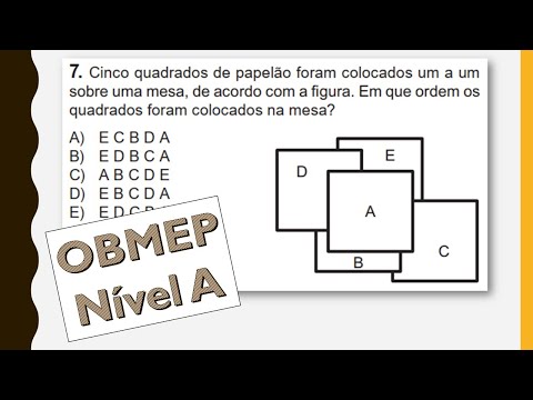 Quatro Questões da Olimpíada de Matemática OBMEP - Nível A #2
