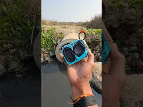 Jbl go4 speaker bass testing in water pool