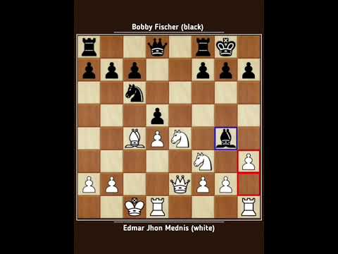 Edmar Mednis vs Bobby Fischer ⌂ USA Championship (1963) "Fischer vs Future Author & Analyst"