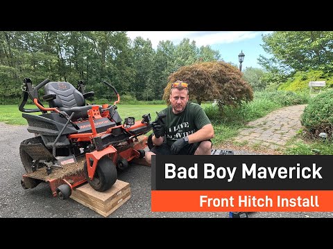 Bad Boy Maverick Front Hitch Install