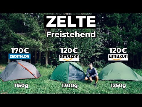 3 Zelte - TEST | Günstig, Leicht, Semi-Freistehend