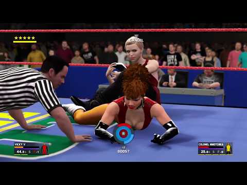 WWE 2K17 Vicky Victory VS Colonel Ninotchka
