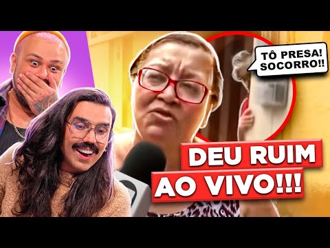 MICOS E GAFES EM REPORTAGENS AO VIVO | Diva Depressão