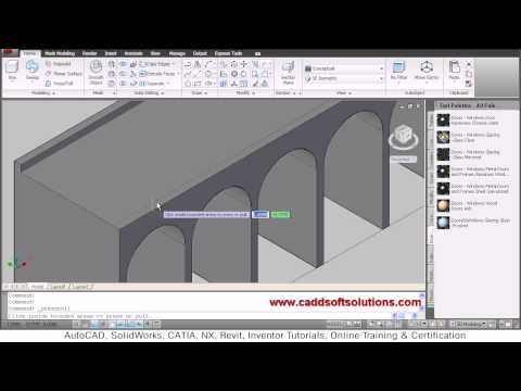 AutoCAD 3D Door Tutorial AutoCAD 2010 Download 3D Door Block