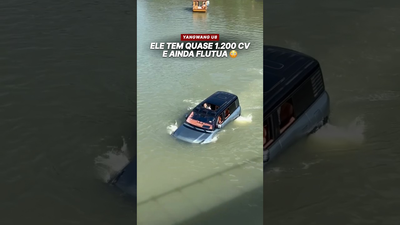 YangWang U8 • Ele tem quase 1.200 cv e ainda flutua