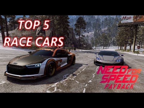 Need For Speed Payback Top 5 Race cars