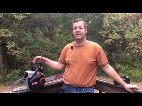Oregon Cordless Electric Chainsaw CS300a6 Review