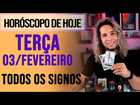 HORÓSCOPO DE HOJE / TERÇA - 03/02/26 - Previsão para Todos os Signos [AMOR, TRABALHO E DINHEIRO]