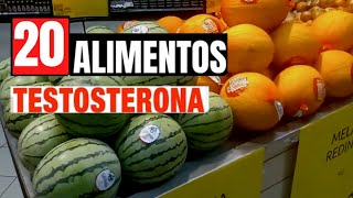 20 ALIMENTOS PARA AUMENTAR A TESTOSTERONA NATURAL? MELHORES ALIMENTOS PARA TESTOSTERONA?