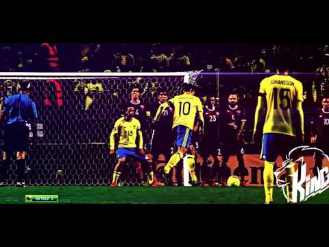 Zlatan Ibrahimović Free Kick Goal Vs Denmark |KING|
