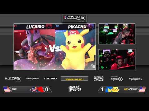 HyperX ESA Wednesday Whiffs: szxx (Greninja/Lucario) vs AKG | Aztekzzz (Pikachu) - Winners Round 1