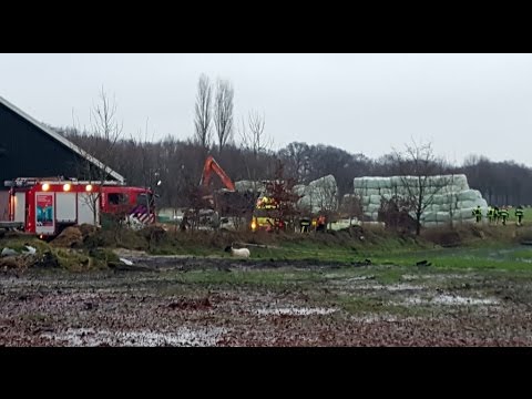 Brandweer Noordwolde Rukt uit Ongeval met beknelling Steggerda