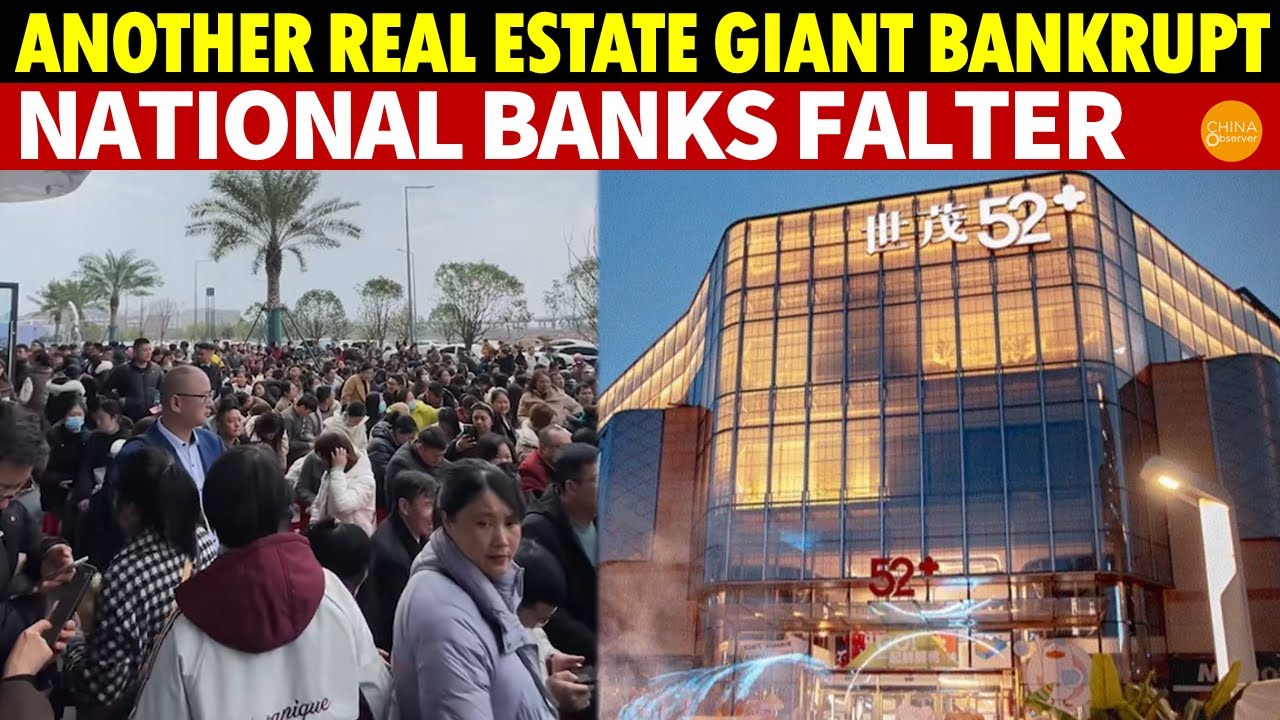 Another Real Estate Giant Bankrupt! National Banks Falter, Promoting