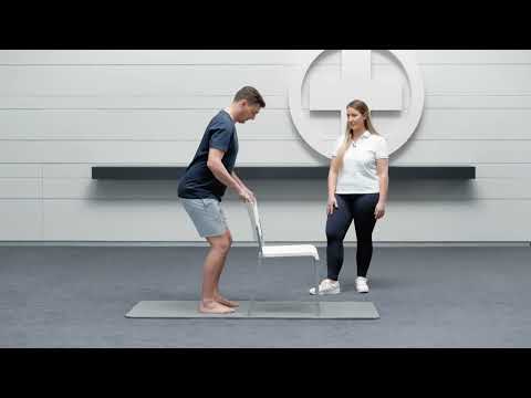 BORT Sprunggelenksübungen | Einsteiger Achillessehne Zehenspitzenstand beidseitig betont