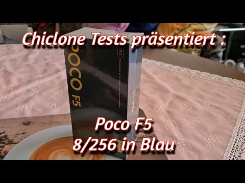 Poco F5 (8/256) Blau - Unboxing und Hands-On