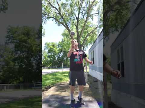 kendama trick- swing spike earth turn