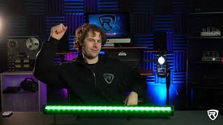 How To Use the APP on your Rockville APP BAR 24 DJ WASH BAR Light!