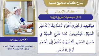 (81) باب معرفة طريق الرؤية/ صحيح مسلم / الشيخ د. عثمان الخميس