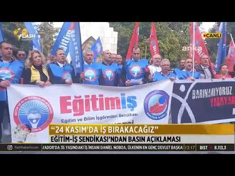 BARINAMIYORUZ GEÇİNEMİYORUZ YAŞAYAMIYORUZ 24 KASIM ÖĞRETMENLER GÜNÜNDE İŞ BIRAKIYORUZ  | EĞİTİM İŞ