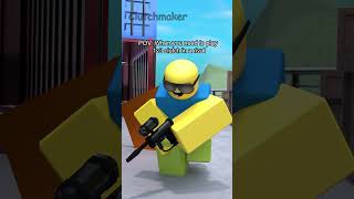 POV: When you need to play 1v3 clutch in a rival #shorts #roblox #funny #robloxmemes