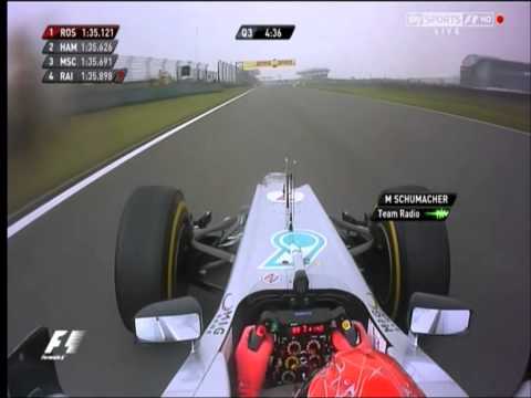 Michael Schumacher Funny Team Radio China 2012