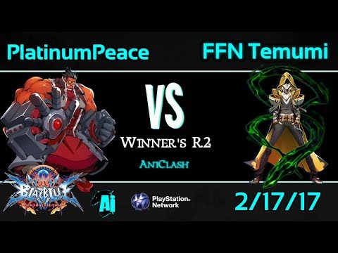 AniClash 60 - Platinum Peace (Tager) vs. FFN Temumi (Terumi) Winner's R2 - BBCF Blazblue CF