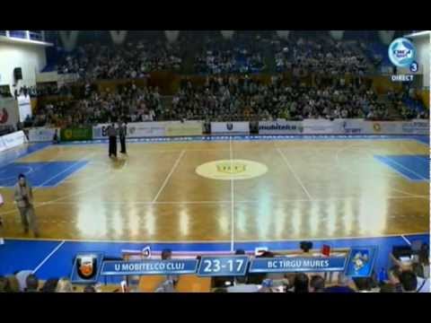 "U"-Mobitelco BT Cluj vs BC Mures Targu-Mures, 2012 Playoffs-Game 2 (first half).asf