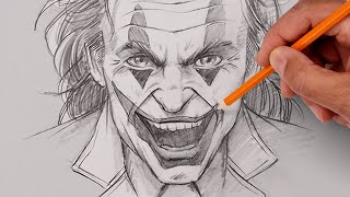 How To Draw The Joker | 38 Minute Sketch Tutorial
