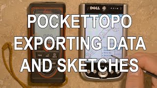 PocketTopo - Exporting Data and Sketches (Part 7 of 7)