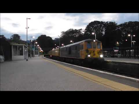 GBRf 73961 And 73962 "Dick Mabbutt" At Lewes Working 1Q76 Tonbridge To Seaford.