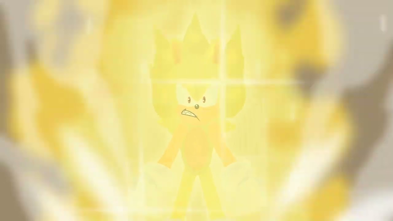 Sonic Frontiers Super Sonic Animation - Stick Nodes