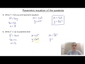 Parametric Equation Of The Parabola