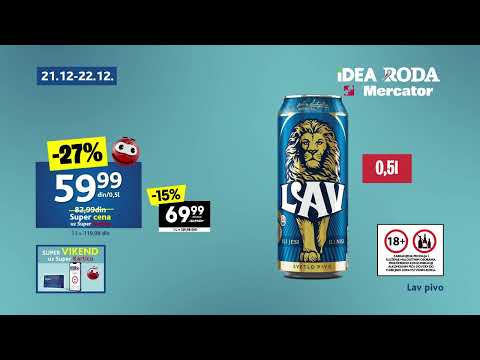 IDEA RODA MERCATOR I Super vikend 21- 22.12.2024.