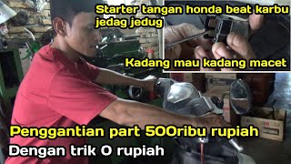 Download lagu The carburetor Beat motorbike starter sometimes works, sometimes doesn't and makes a clicking sou... mp3