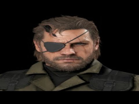 Every time Venom Snake talks in Metal Gear Solid V