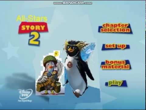All-Stars Story 2 2000 DVD Menu UK