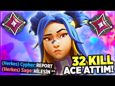 İMMO ELODA ACE ATTIM HİLE DEDİLER! 32 KİLL! RASHERİNO NEON OYNANIŞ!