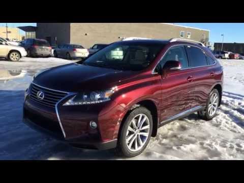 New Red on Parchment 2015 Lexus RX 350 AWD Sportdesign Edition Review - West Edmonton